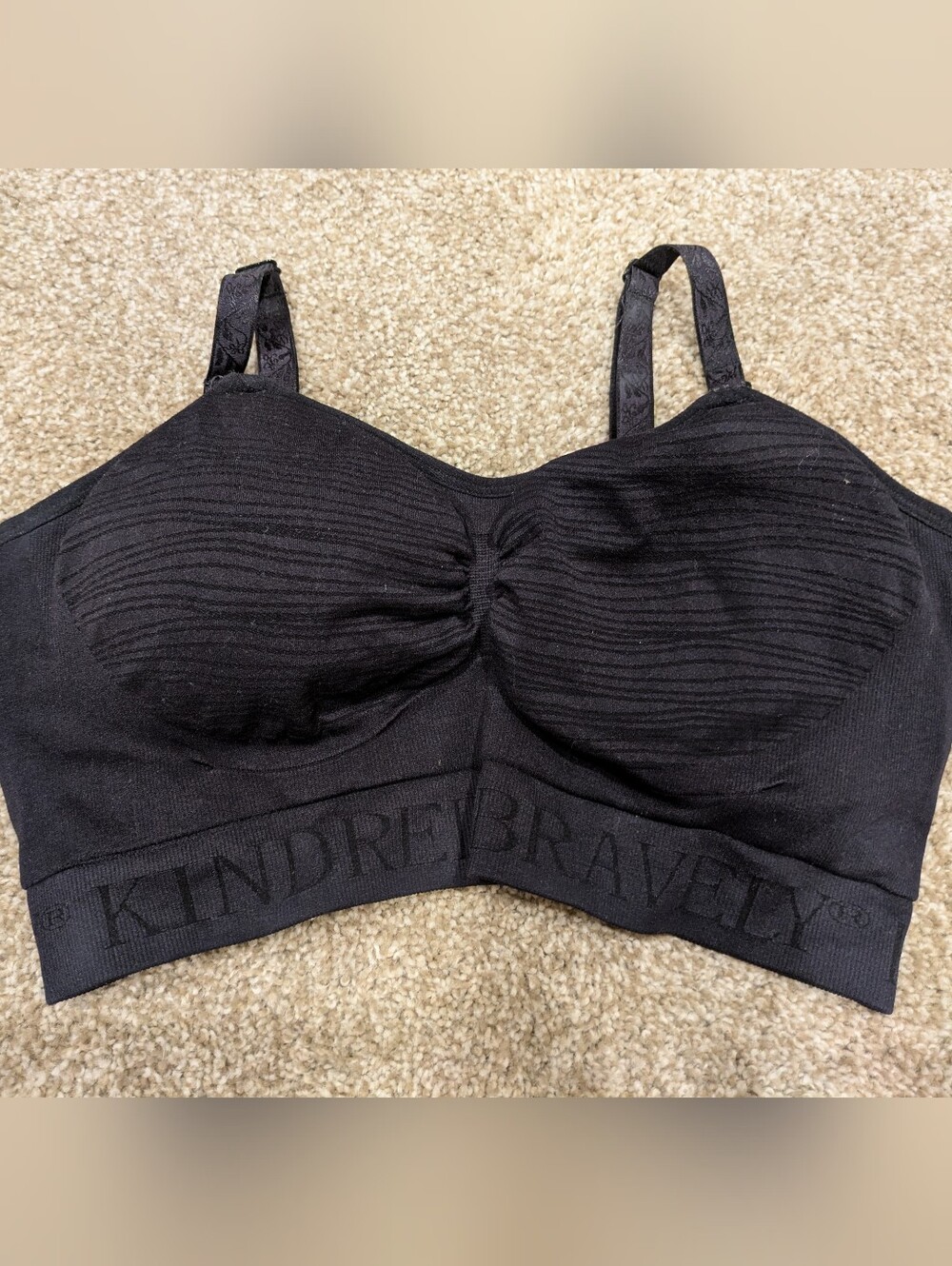 Kindred Bravely Black Seamless Nursing & Pumping Bra
